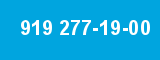 919 277-19-00 919 277-19-00